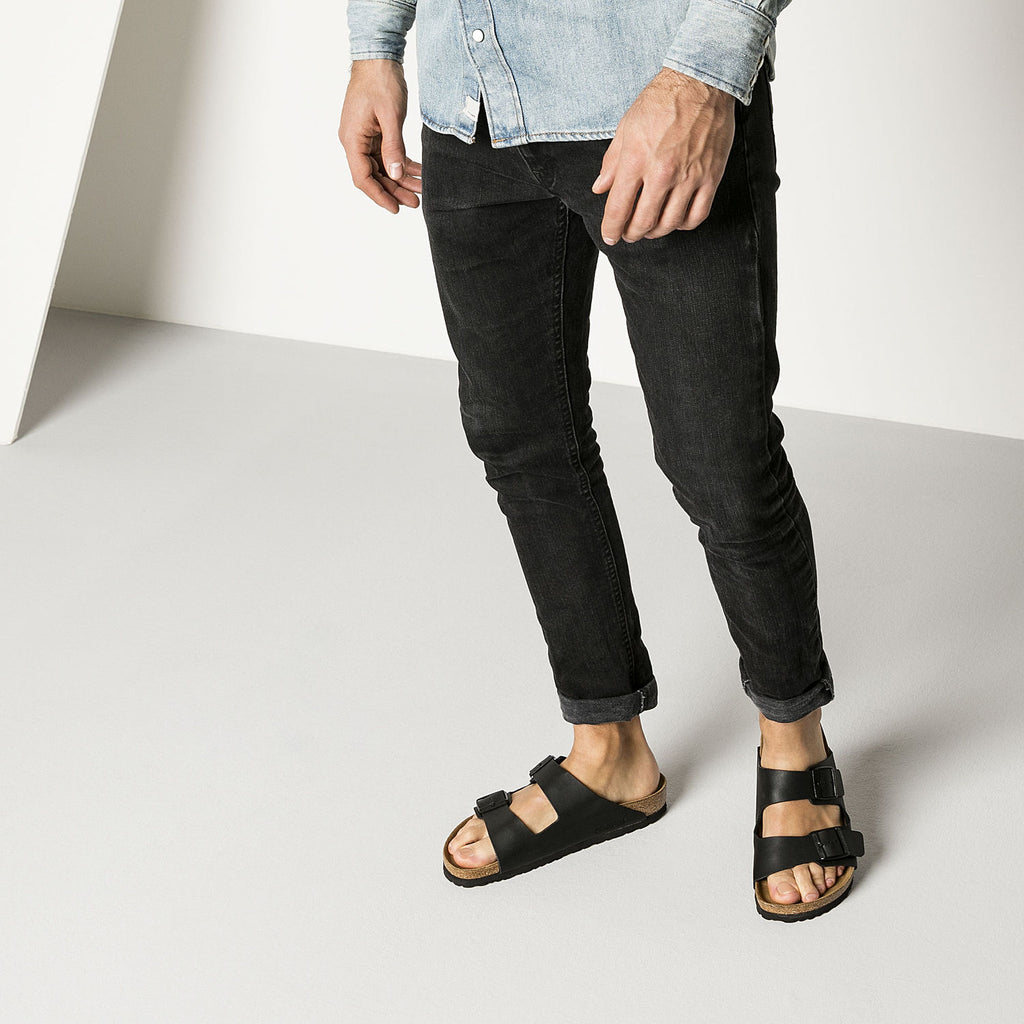 Birkenstock Arizona 051791 Noir Birko Flor Largeur Régulière - Dealorys