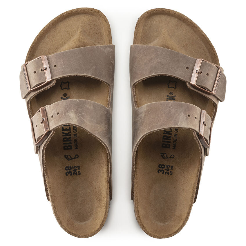 Birkenstock Arizona 352201 Tabacco | Cuir Largeur Régulière - Dealorys