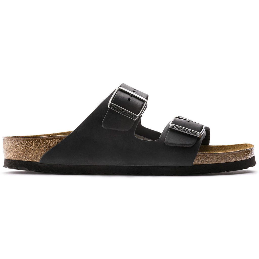 Birkenstock Arizona 552111 Cuir Noir Largeur Régulier - Dealorys