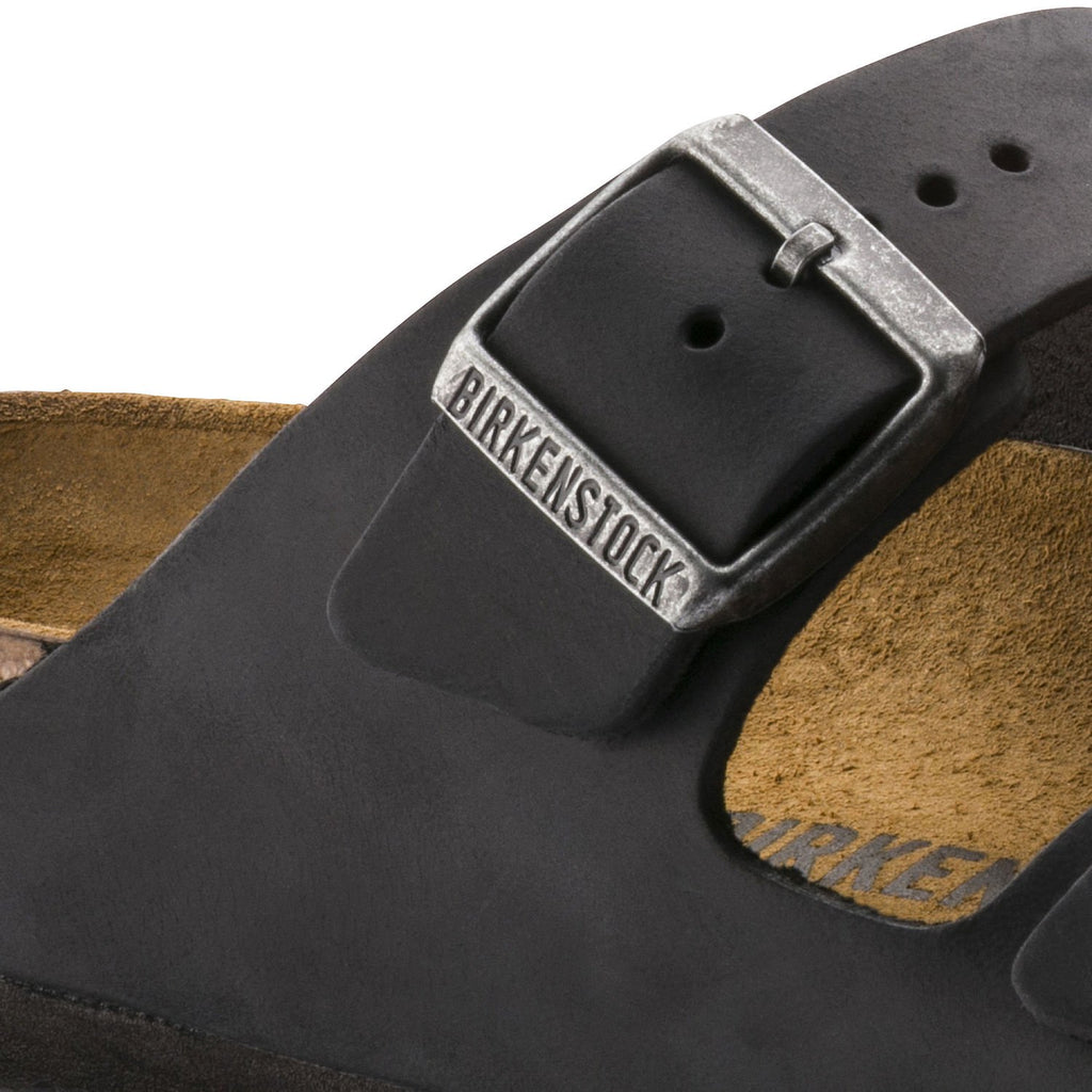 Birkenstock Arizona 552111 Cuir Noir Largeur Régulier - Dealorys