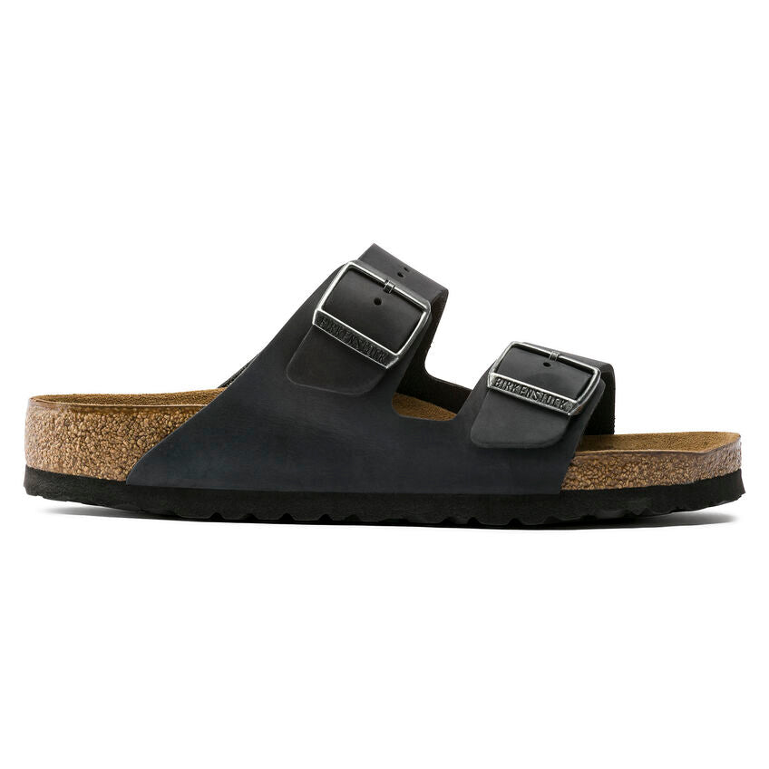 Birkenstock ARIZONA SOFT 752483 Noir | Cuir Largeur Étroite - Dealorys