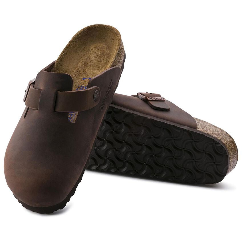 Birkenstock BOSTON SOFT 159711 Habana | Cuir Largeur Régulière - Dealorys