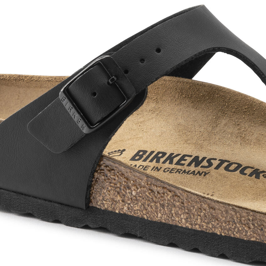 Birkenstock GIZEH 043691 Noir Birko-Flor Largeur Régulier - Dealorys
