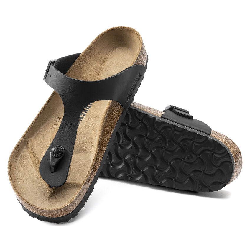 Birkenstock GIZEH 043691 Noir Birko-Flor Largeur Régulier - Dealorys