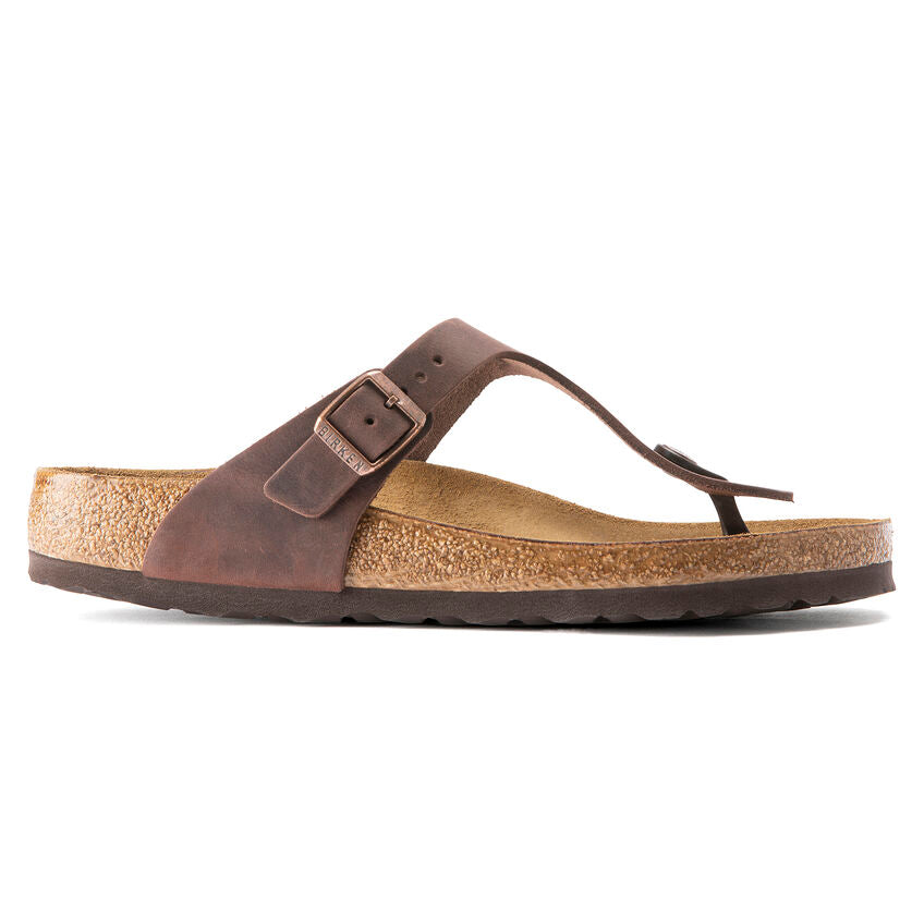 Birkenstock Gizeh 743831 Cuir Habana Naturel - Dealorys