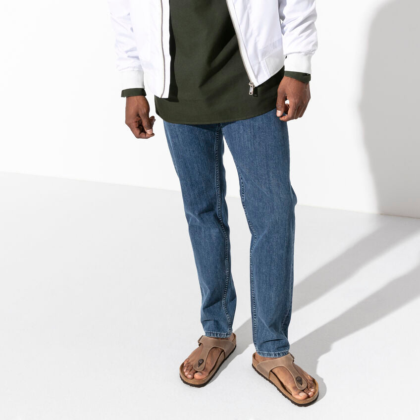 Birkenstock GIZEH 0943811  Tobacco Brown | Cuir Largeur Régulière - Dealorys