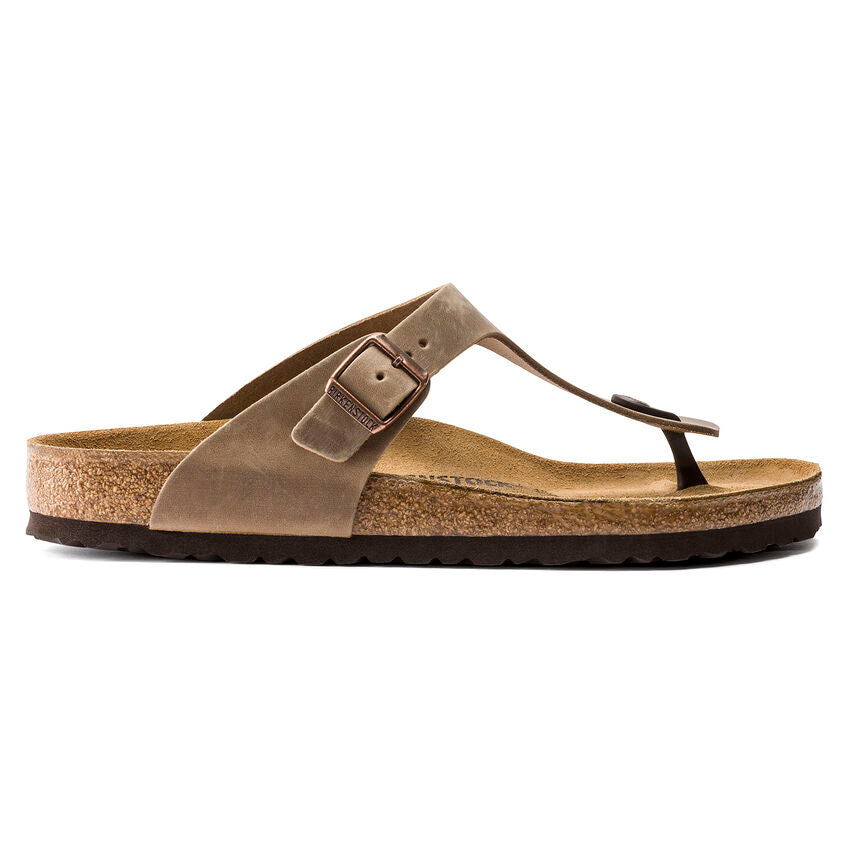 Birkenstock GIZEH 0943811  Tobacco Brown | Cuir Largeur Régulière - Dealorys