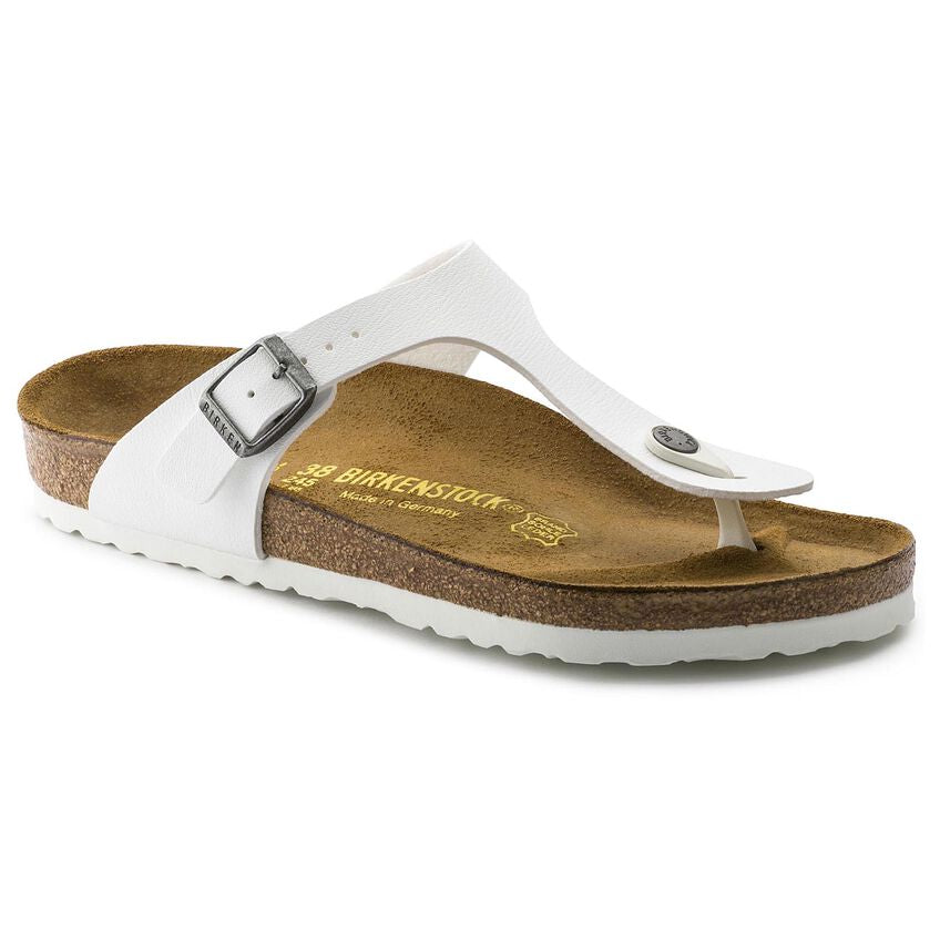 Birkenstock GIZEH 0745531 Blanc | Birko-Flor Largeur Régulière - Dealorys