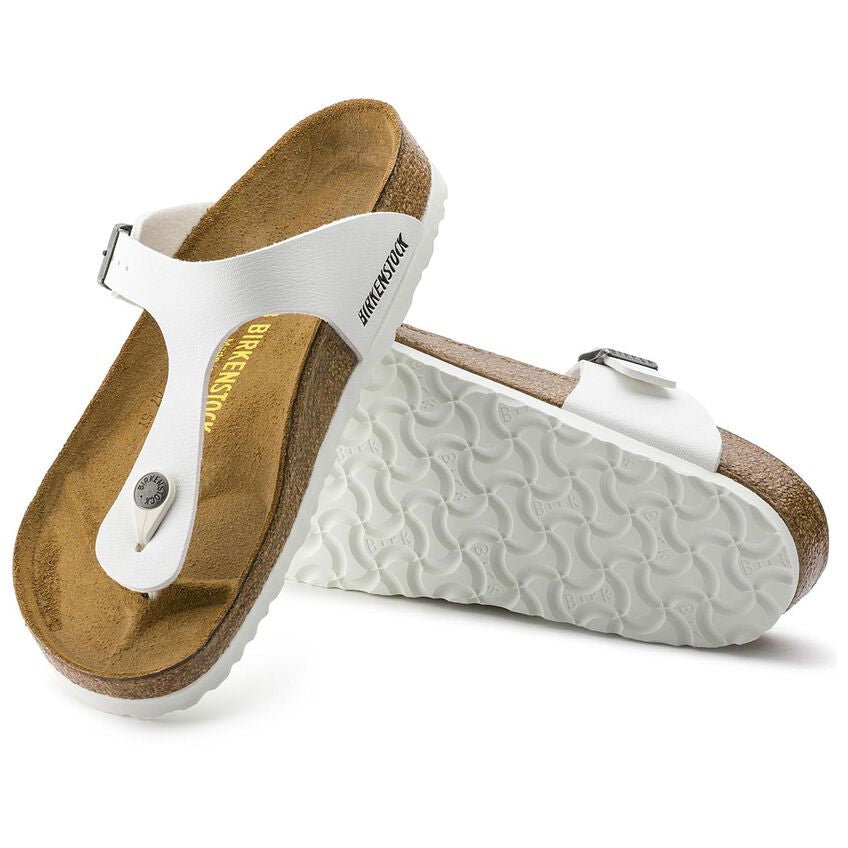 Birkenstock GIZEH 0745531 Blanc | Birko-Flor Largeur Régulière - Dealorys