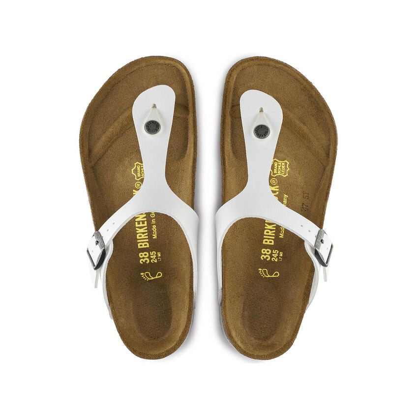 Birkenstock GIZEH 0745531 Blanc | Birko-Flor Largeur Régulière - Dealorys