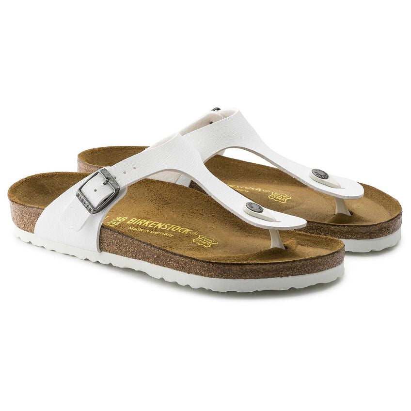 Birkenstock GIZEH 0745531 Blanc | Birko-Flor Largeur Régulière - Dealorys