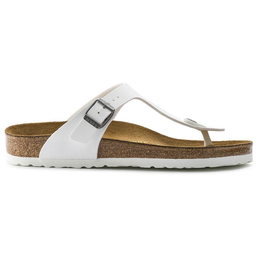 Birkenstock GIZEH 0745531 Blanc | Birko-Flor Largeur Régulière - Dealorys