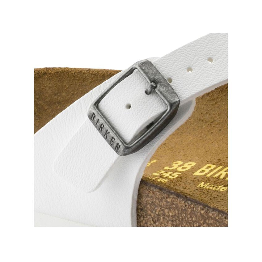 Birkenstock GIZEH 0745531 Blanc | Birko-Flor Largeur Régulière - Dealorys