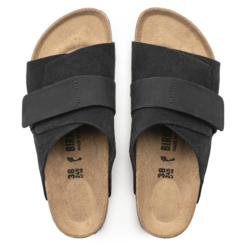 Birkenstock KYOTO 1022350 Noir | Nubuck/Suède Largeur Régulière - Dealorys
