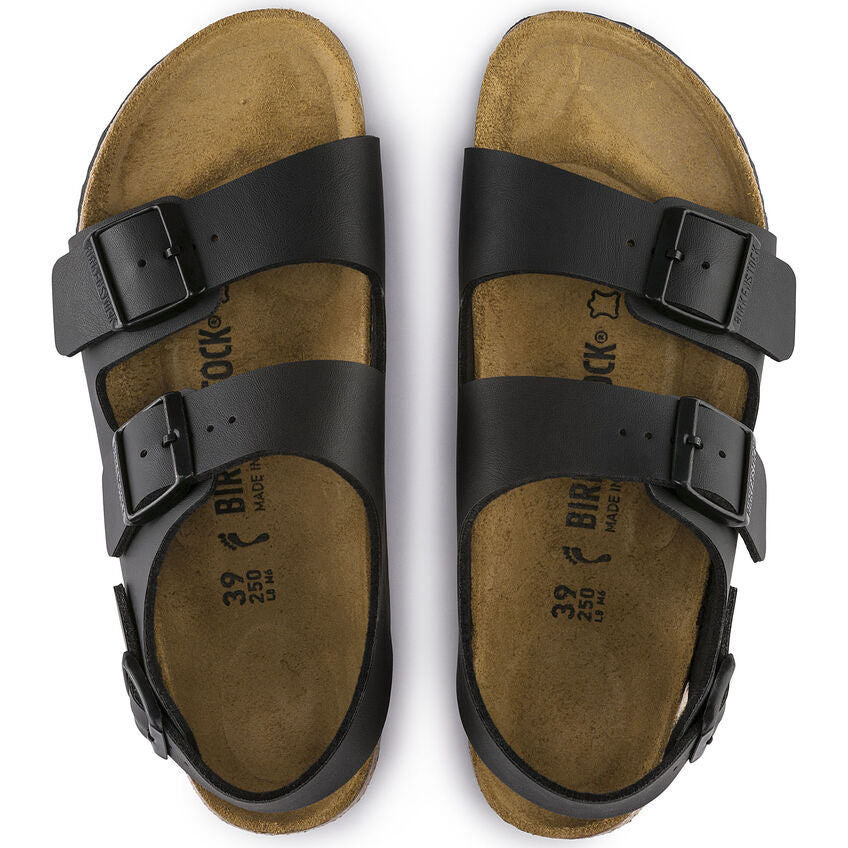 Birkenstock MILANO 0034791 Noir Birko-Flor Largeur Régulière - Dealorys
