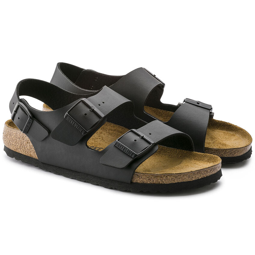 Birkenstock MILANO 0034791 Noir Birko-Flor Largeur Régulière - Dealorys