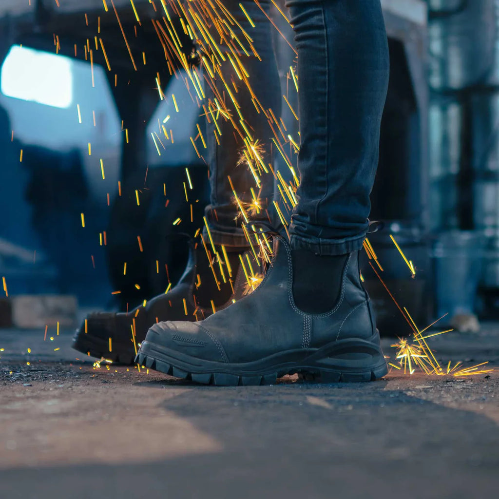 Blundstone XFR #968 Noir | Cap d'acier Semelle antiperforation sans métal - Dealorys