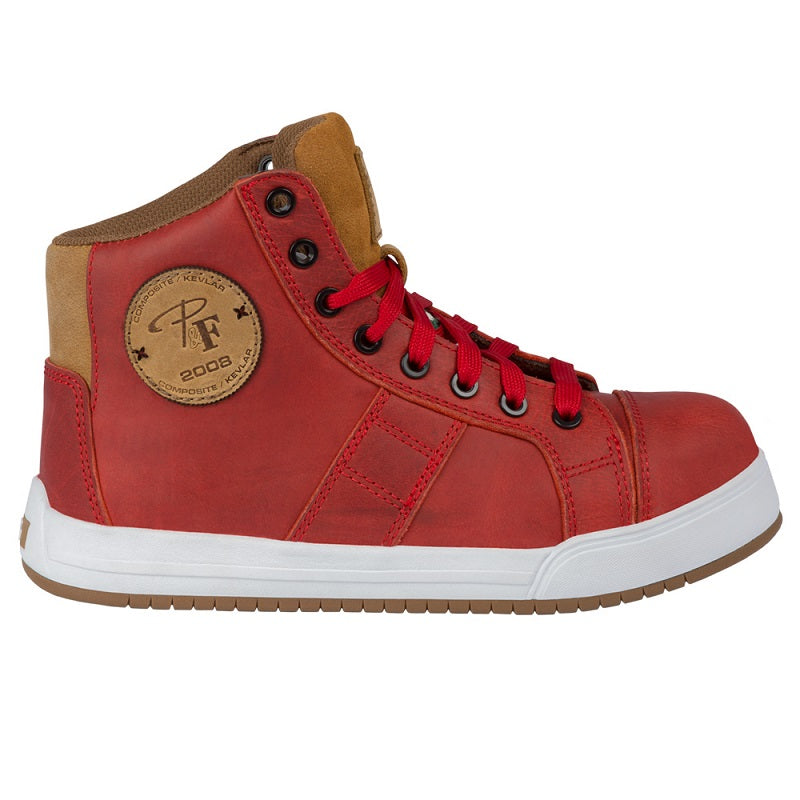 Pilote et Filles PF690 Rouge Chaussure de sécurité pour Femmes CSA  - Dealorys
