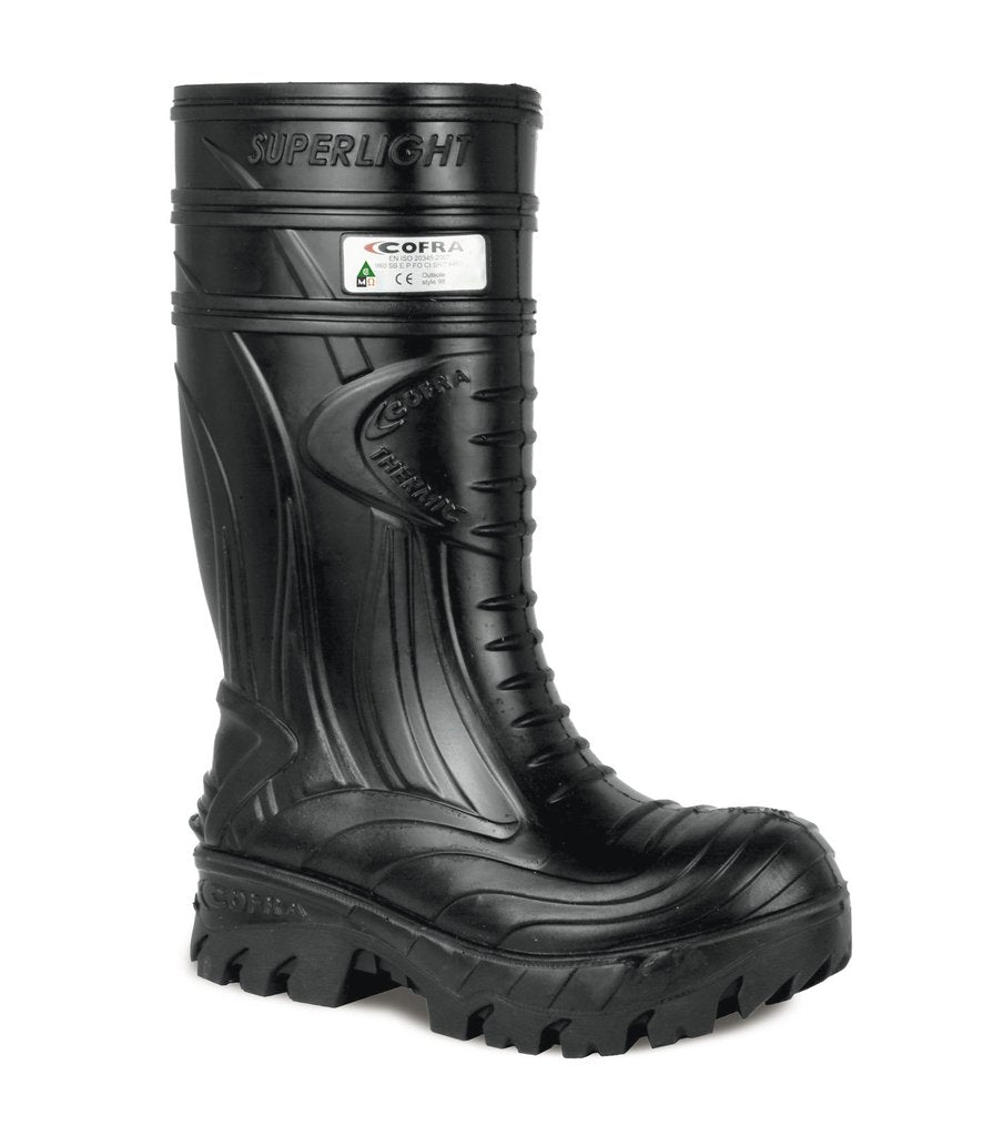 Cofra THERMIC NOIR C00040-11 | BOTTES DE PU À PROTECTION MÉTATARSIENNE ET ISOLÉE - Dealorys