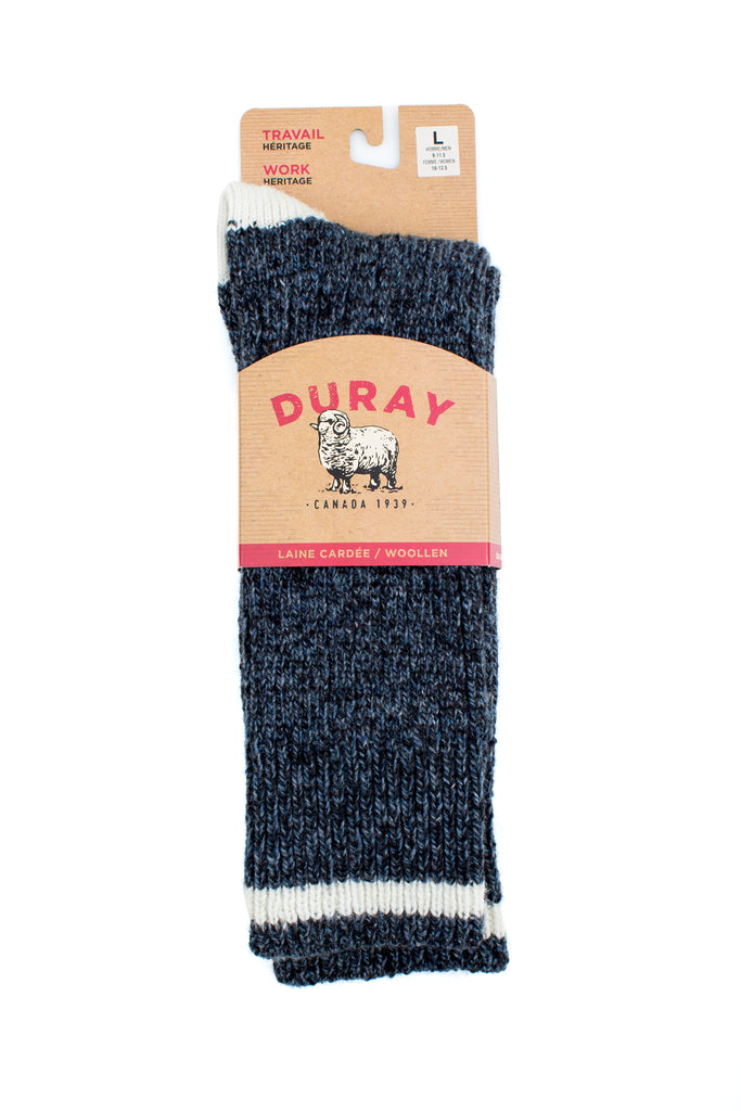 Duray Bas en Laine Cardée DENIM Travail/Héritage - Dealorys