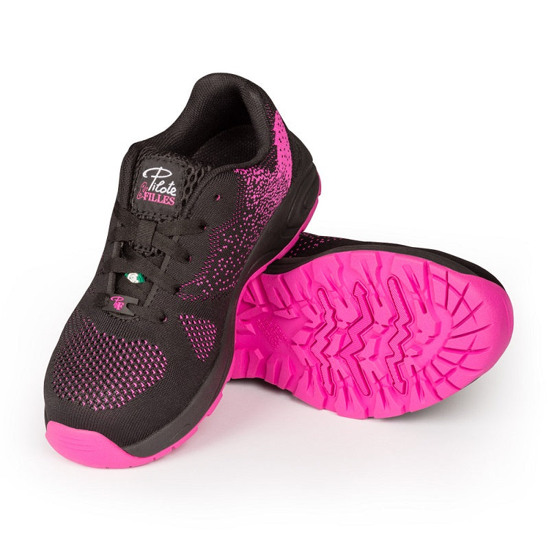 Pilote et Filles PF636 Rose/Pink Souliers de travail pour Femmes - Dealorys