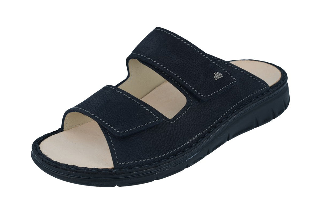 Finn Comfort RAB 1544-049413 Night Nubukrona Sandales Orthopédiques avec Semelles Amovibles - Dealorys