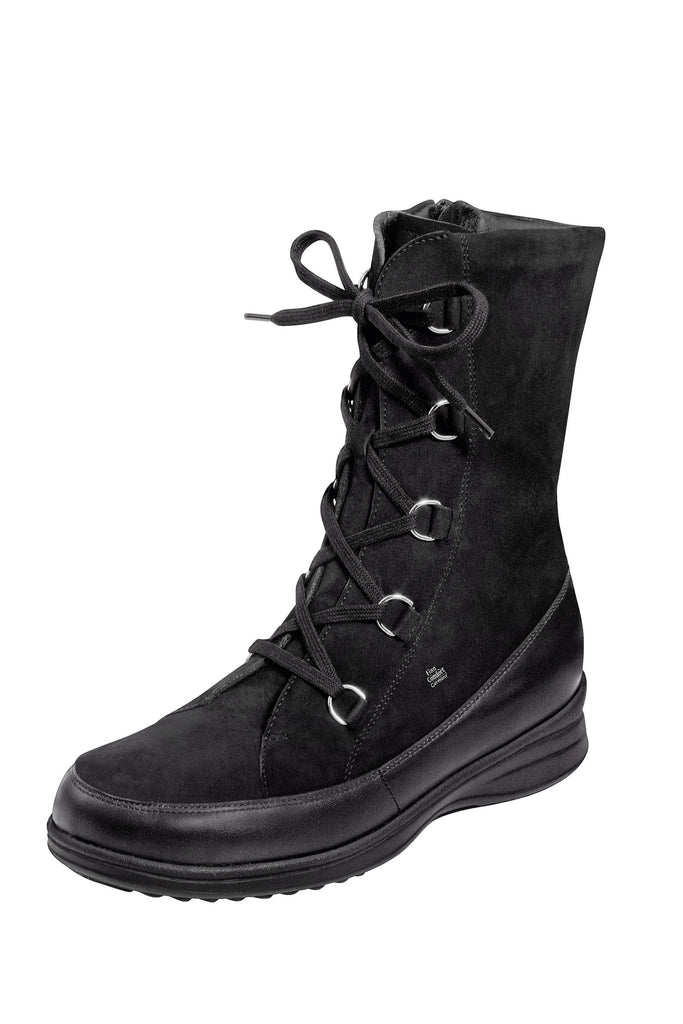 Finn Comfort STERZING 2210-900119 Botte d'hiver avec Doublure en FEUTRE pour Femmes Orthopédique avec Semelle Amovible - Dealorys
