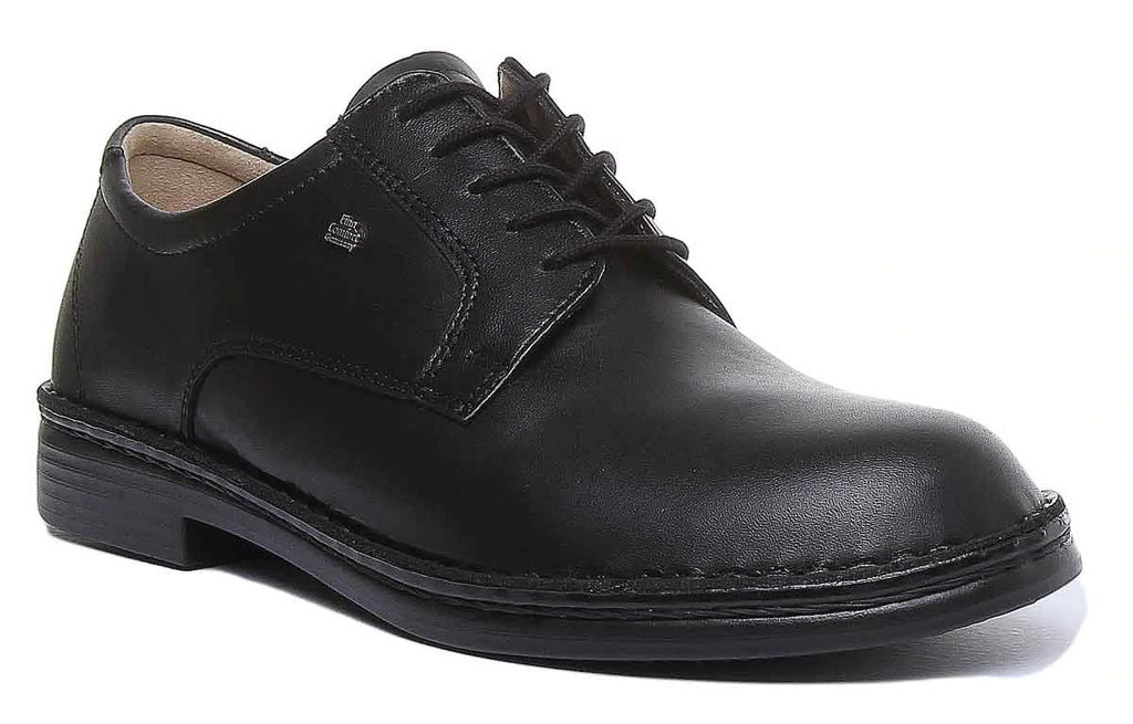 Finn Comfort Milano 01201-060099 Montana Schwarz | Chaussure Orthopédique avec Semelle Amovible - Dealorys