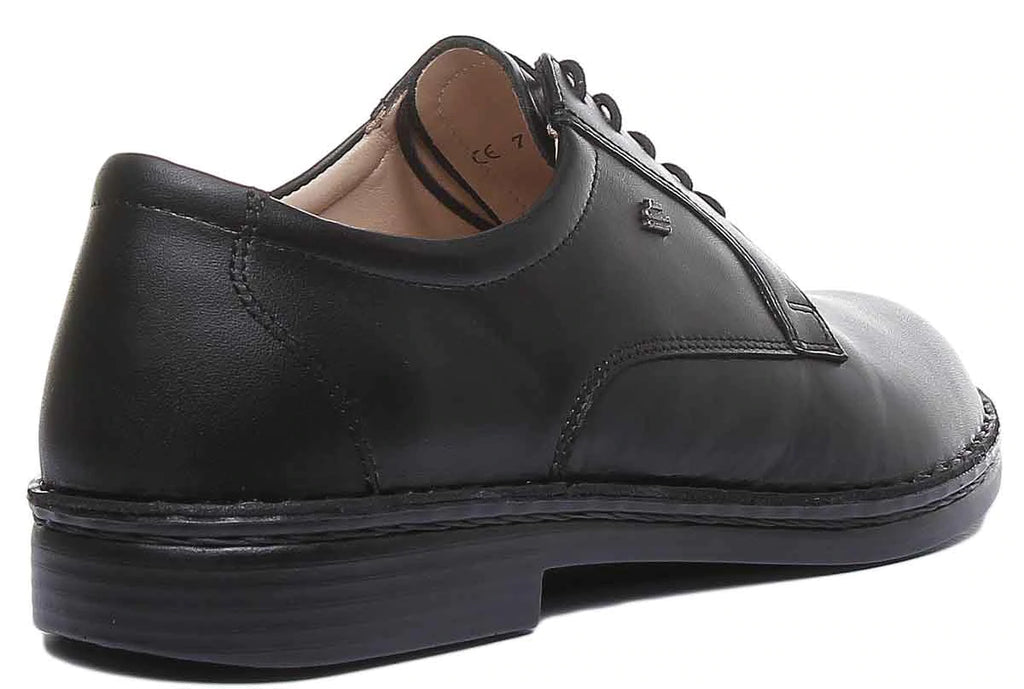 Finn Comfort Milano 01201-060099 Montana Schwarz | Chaussure Orthopédique avec Semelle Amovible - Dealorys
