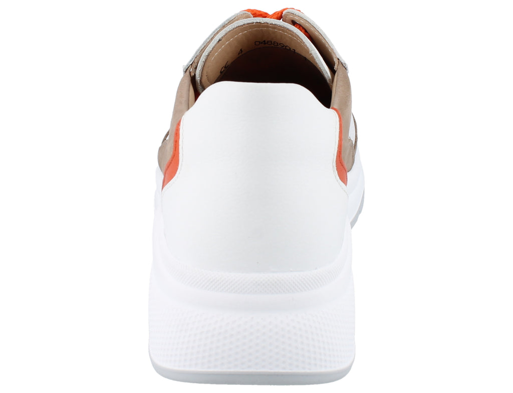 Finn Comfort PICCADILLY 02780-902256 Blanc/Orange/Beige - Dealorys