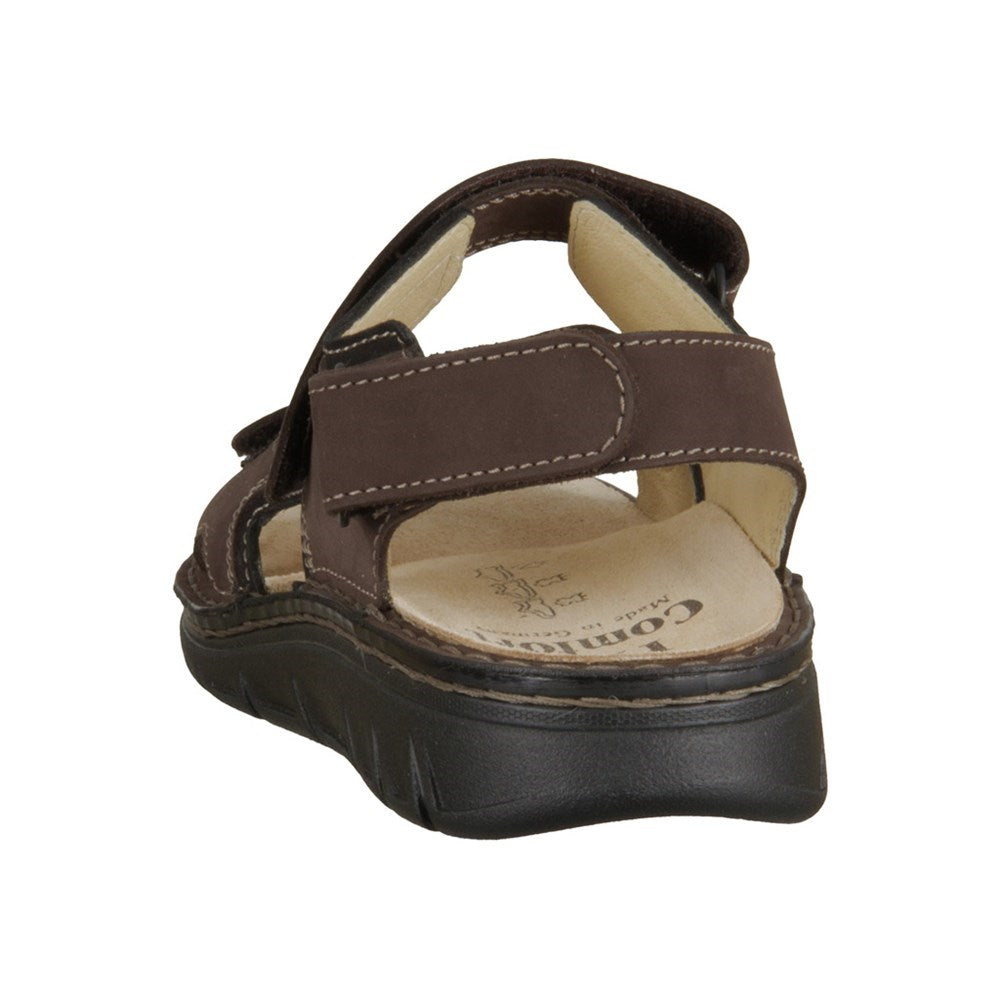 Finn Comfort WANAKA-S 81540-901762 Brun/Noir | Sandale Orthopédique avec Semelle Amovible - Dealorys