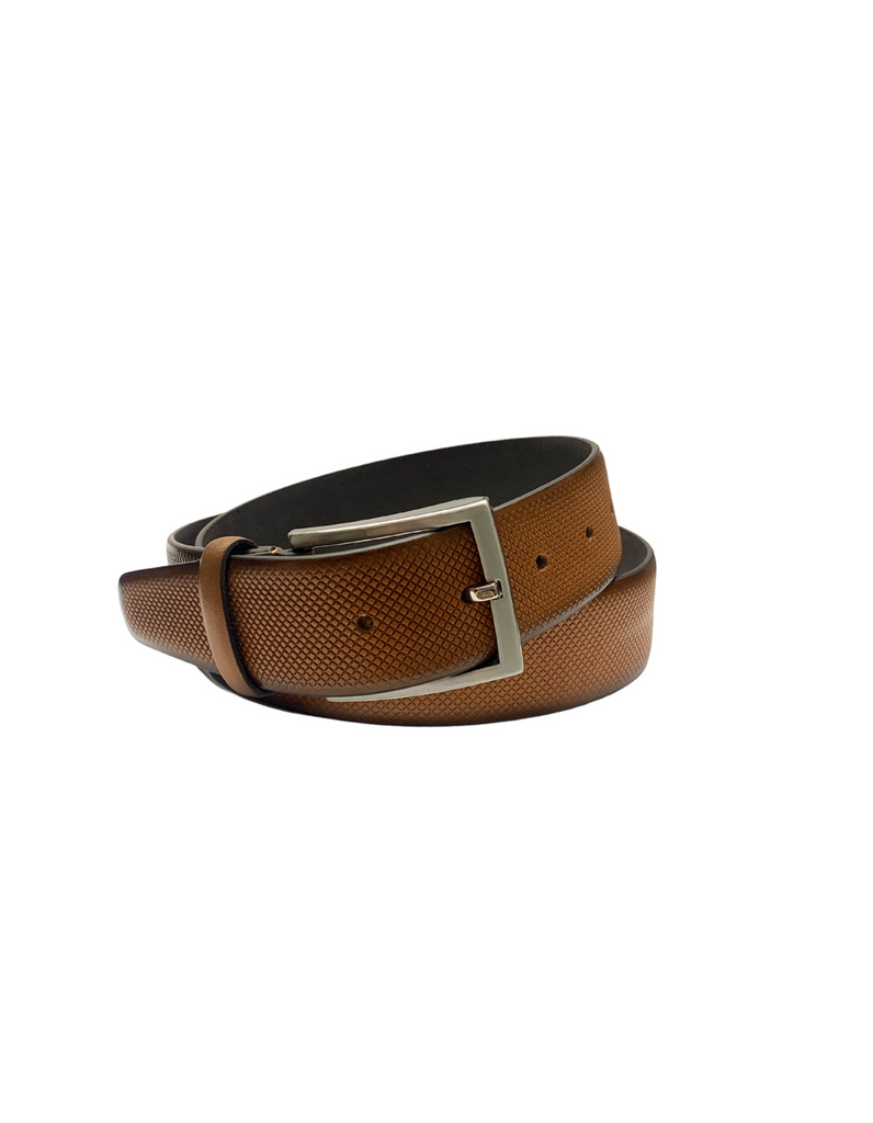 Lindenmann Ceinture en cuir pleine fleur li-392-22 Cognac - Dealorys