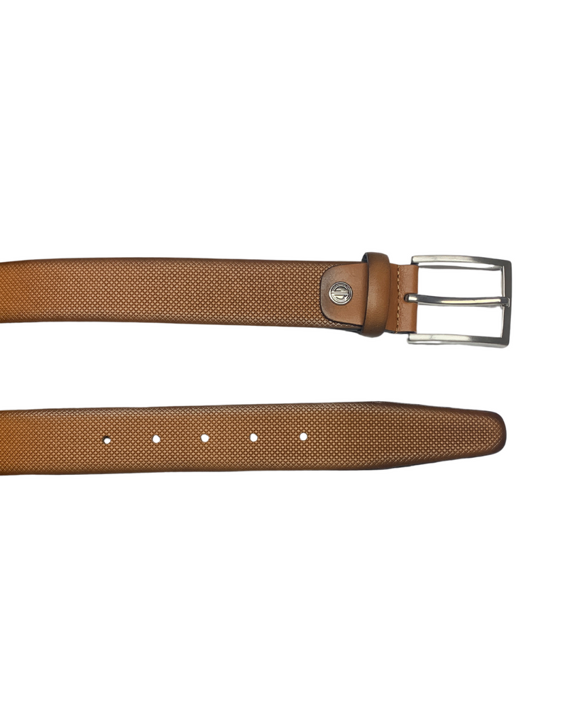 Lindenmann Ceinture en cuir pleine fleur li-392-22 Cognac - Dealorys