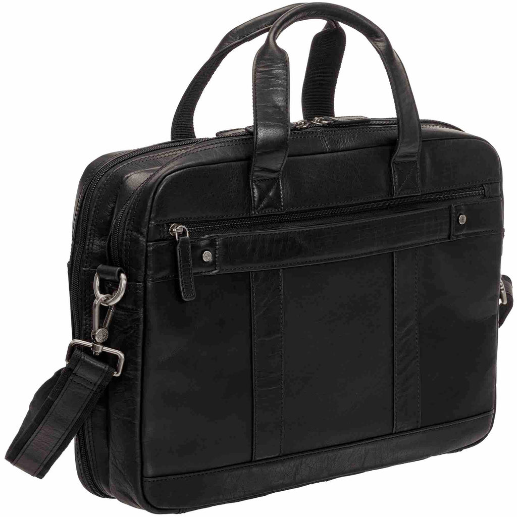 Mancini Porte-documents pour portable et tablette à deux compartiments Buffalo 99-54804 | Cuir - Dealorys