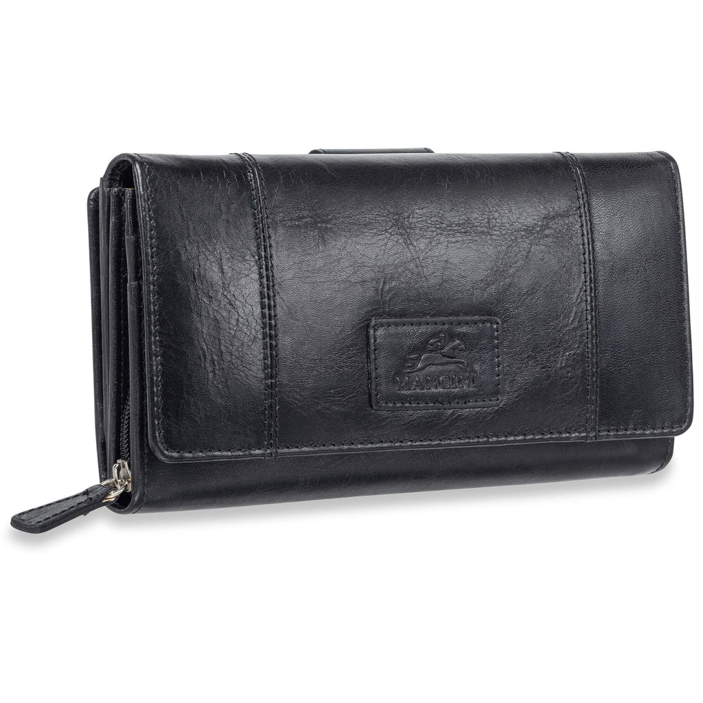 Mancini Portefeuille RFID moyen pour dames 8700300 | Cuir - Dealorys