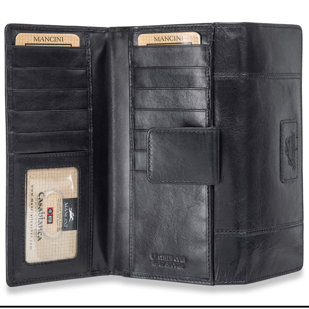 Mancini Portefeuille RFID moyen pour dames 8700300 | Cuir - Dealorys