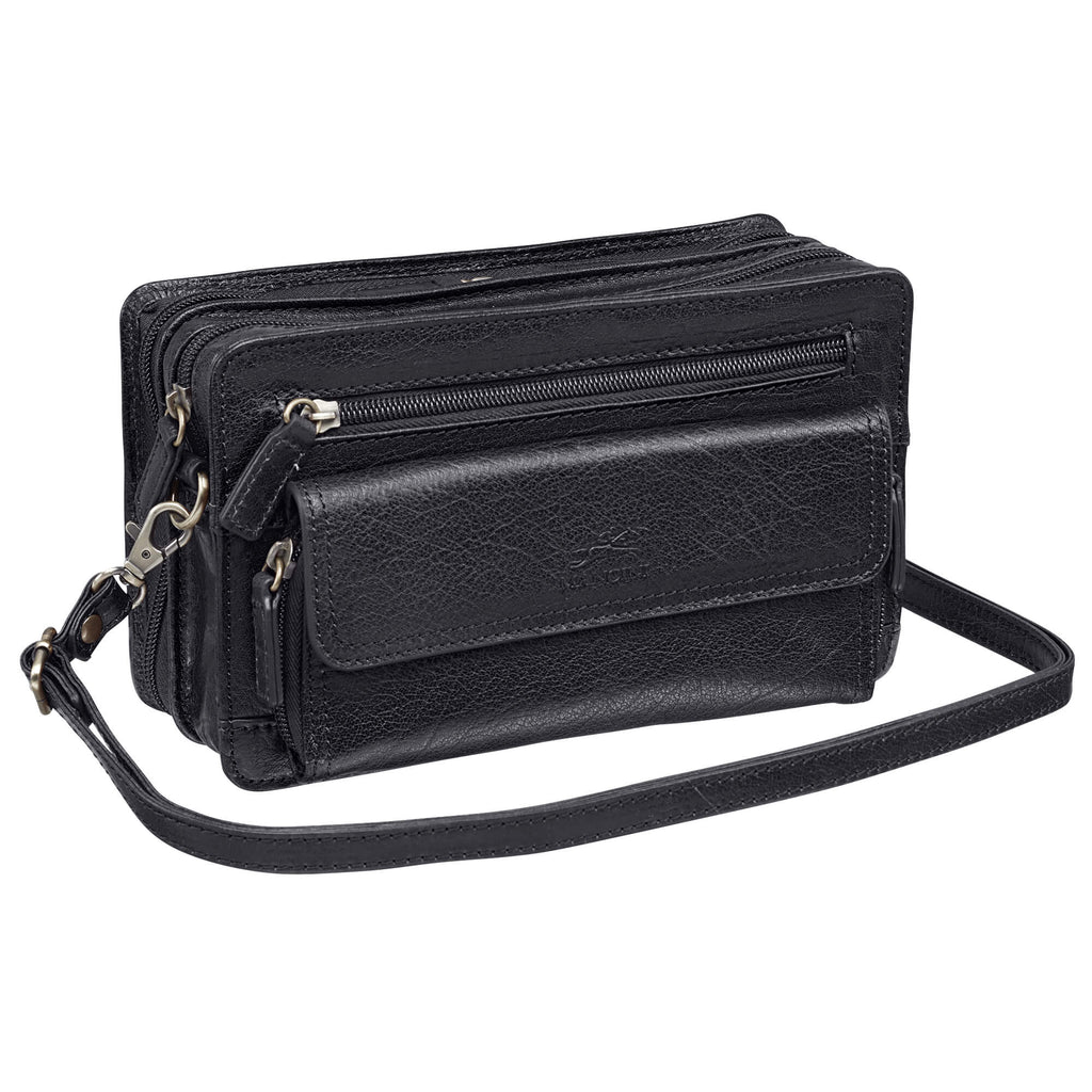 Mancini Sac unisex avec organisateur zippée 1410-09 | Cuir - Dealorys