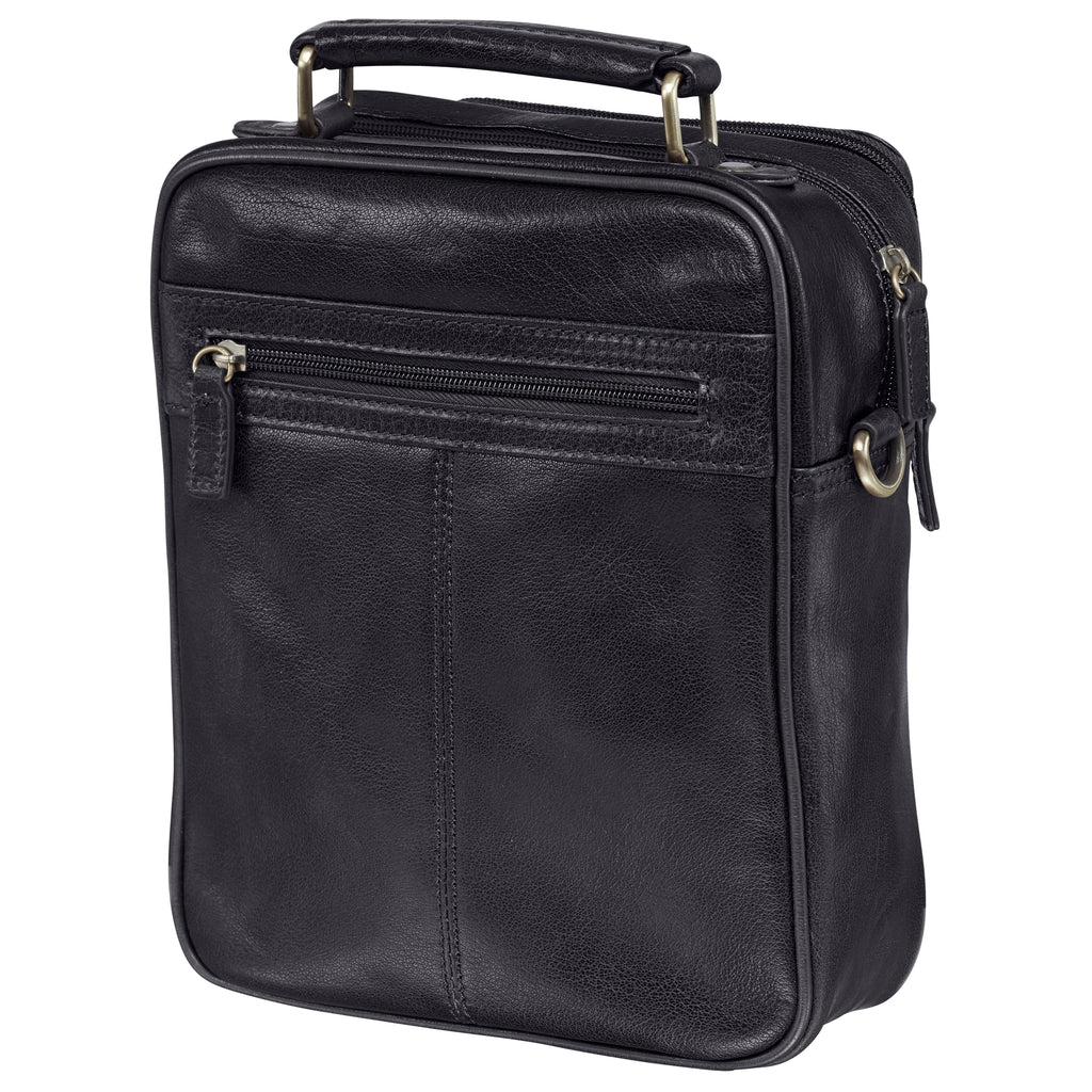 Mancini Sac Unisex Nord Sud 1410-06 Noir | Cuir - Dealorys