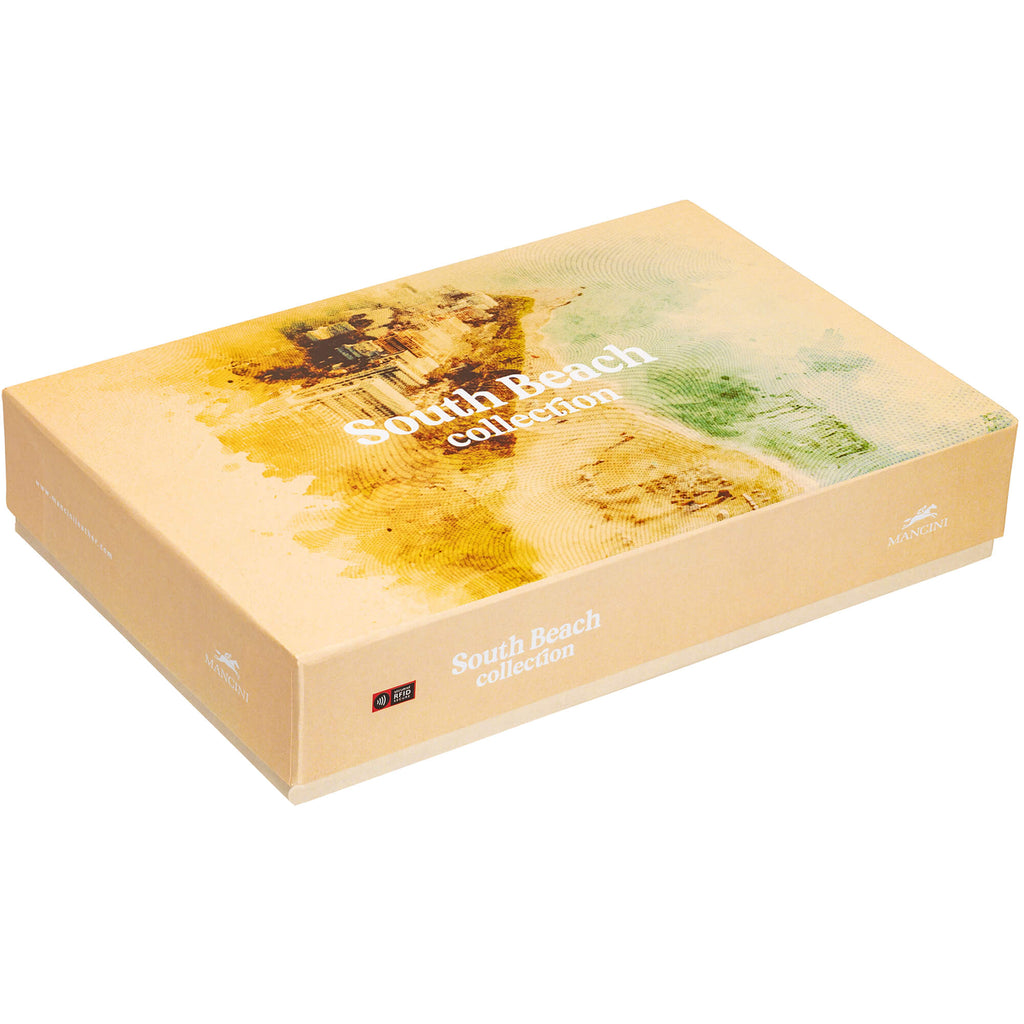 Mancini South Beach portefeuille RFID à trois volets 6700296 | Cuir - Dealorys