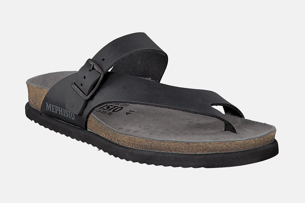 Mephisto NIELS Black 3400 Sandale de marche pour Homme Orthopédique - Dealorys