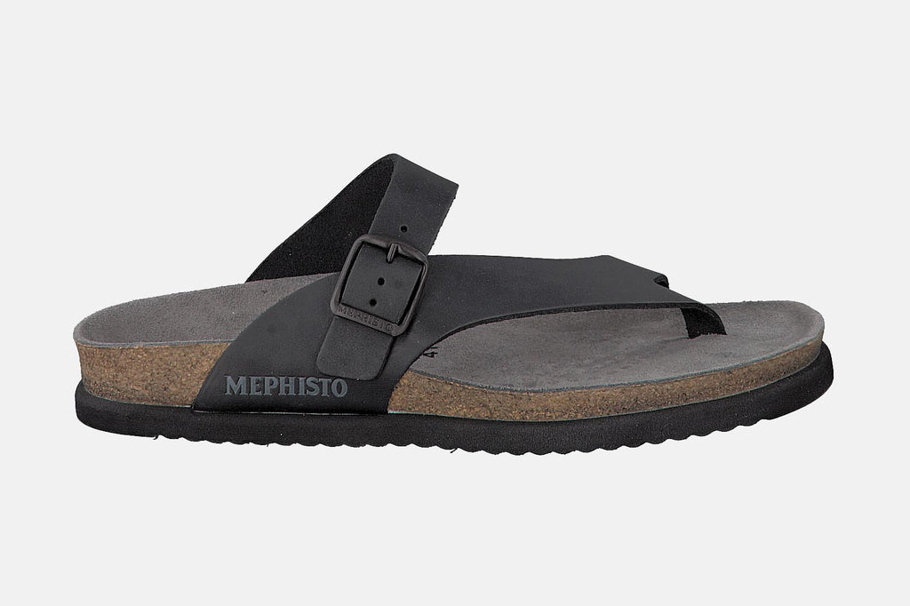 Mephisto NIELS Black 3400 Sandale de marche pour Homme Orthopédique - Dealorys
