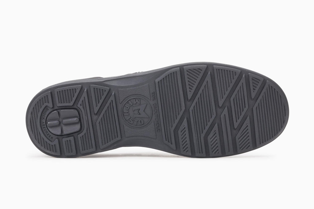 Mephisto DAVY Black Moccasin Confortables doublé cuir pour hommes avec semelles amovibles - Dealorys
