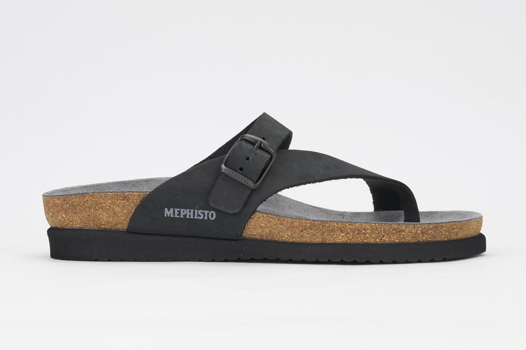 Mephisto HELEN Black Nubuck 6000 Sandales pour femmes - Dealorys