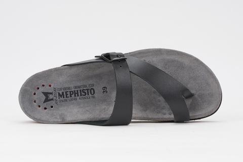 Mephisto HELEN Black 2800 Sandales en cuir pour femmes - Dealorys