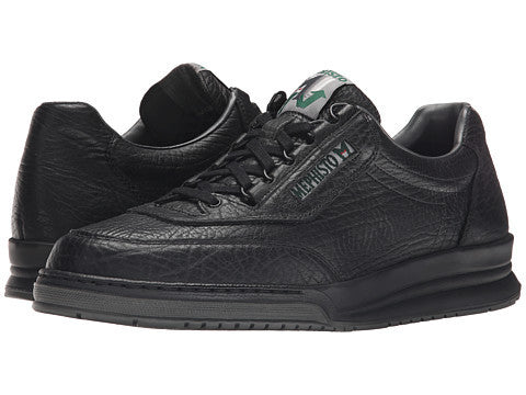 Mephisto MATCH Black Chaussures Confortables à lacets pour hommes avec semelles amovibles - Dealorys