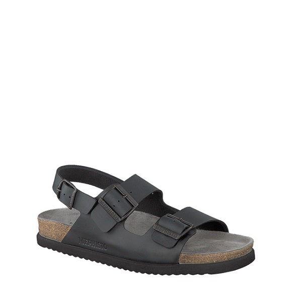 Mephisto NARDO Black 3400 Sandale de marche pour Homme Orthopédique - Dealorys