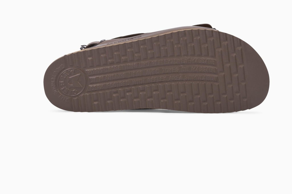 Mephisto NARDO Dark Brown 3451 Sandale de marche pour Homme Orthopédique - Dealorys