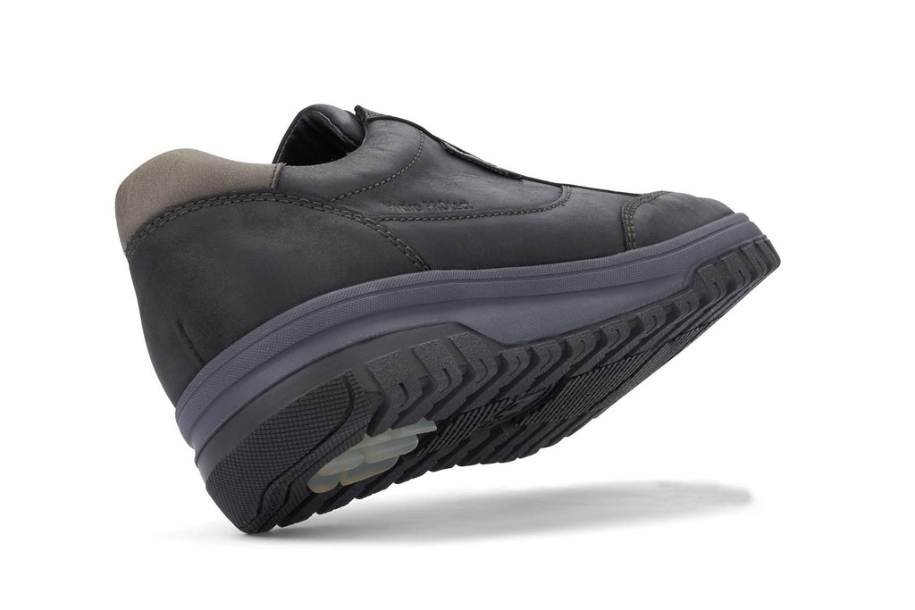 Mephisto PACO Black Grizzly 100-152 Chaussures Confortables à lacets pour hommes avec semelles amovibles - Dealorys