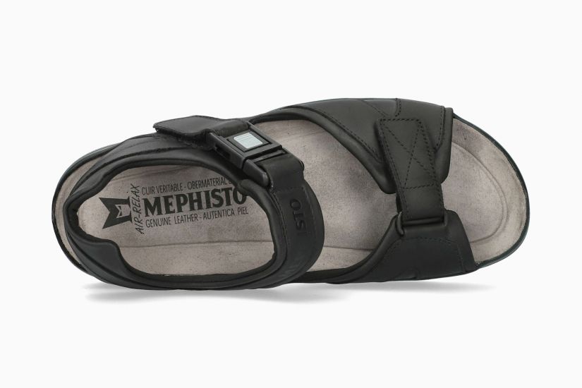 Mephisto Shark Fit Noir Sandalcalf 5700 - Dealorys