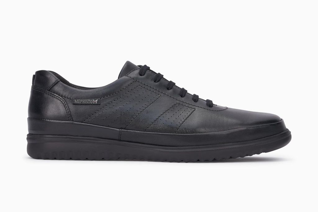 Mephisto TOMY Noir 6100 Chaussure ultra-léger pour hommes avec semelles amovibles - Dealorys